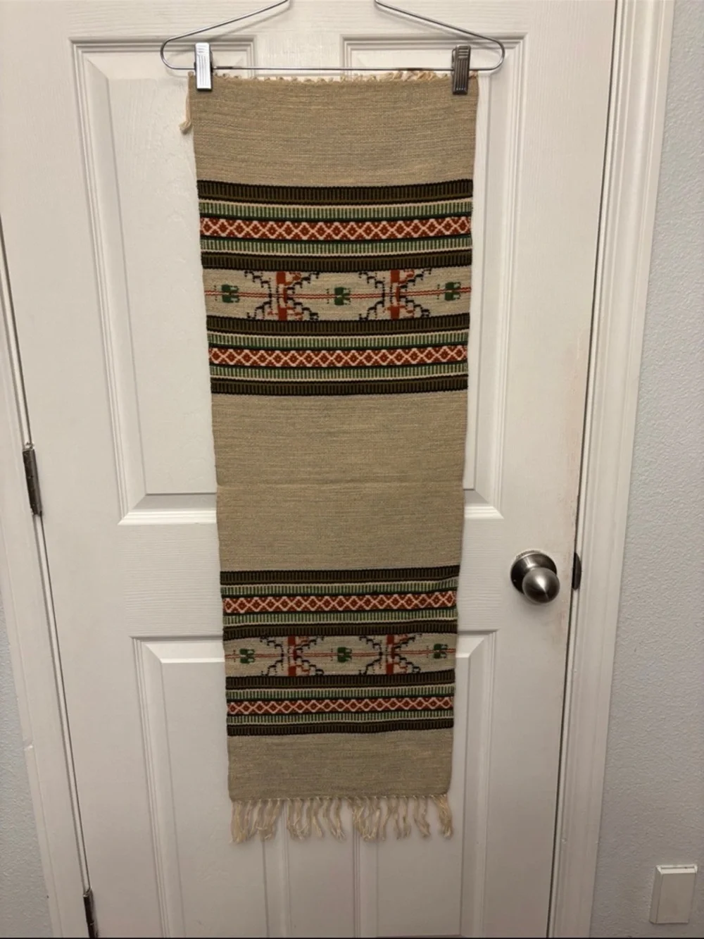 Handmade 40” long table runner